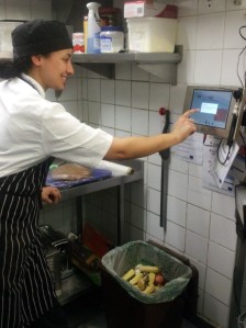 The simple-to-use Winnow System helps determine levels of food waste.